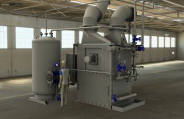 Betriebsfertige Abwärmenutzungsanlage / Wärmerückgewinnungsanlage zur Thermalölerzeugung