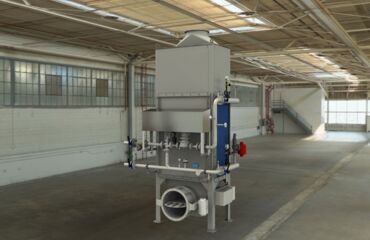 Installationsfertige Abwärmenutzungsanlage / Wärmerückgewinnungsanlage zur Warmwassererzeugung 110/80°C
