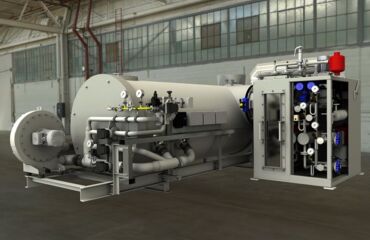 Thermische Abgasreinigung mit direkt nachgeschalteter Abwärmenutzungsanlage zur Hochtemperatur-Heisswassererzeugung